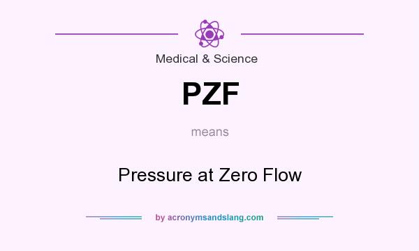 What does PZF mean? It stands for Pressure at Zero Flow