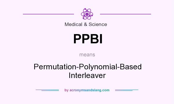 What does PPBI mean? It stands for Permutation-Polynomial-Based Interleaver