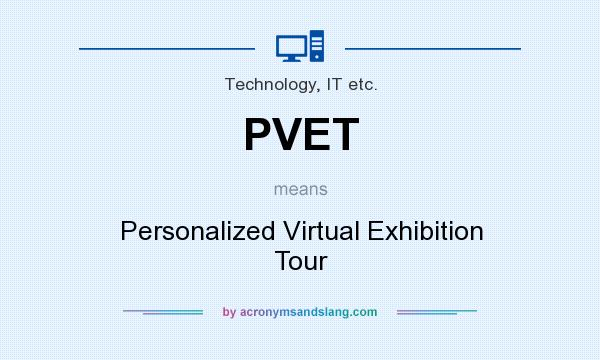 What does PVET mean? It stands for Personalized Virtual Exhibition Tour