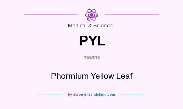 What does PYL mean? It stands for Phormium Yellow Leaf