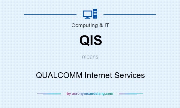 What does QIS mean? It stands for QUALCOMM Internet Services