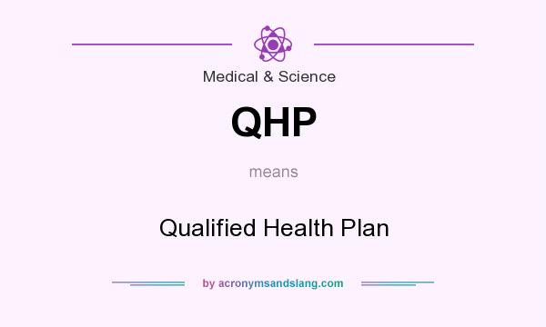 What does QHP mean? It stands for Qualified Health Plan