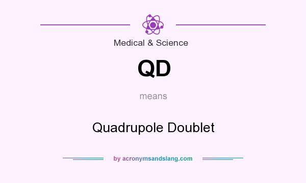 What does QD mean? It stands for Quadrupole Doublet
