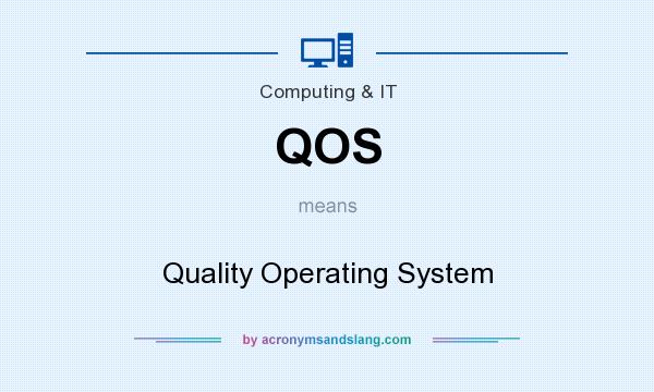 What does QOS mean? It stands for Quality Operating System