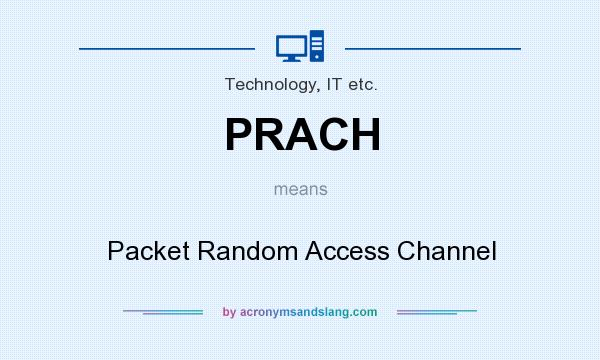 What does PRACH mean? It stands for Packet Random Access Channel