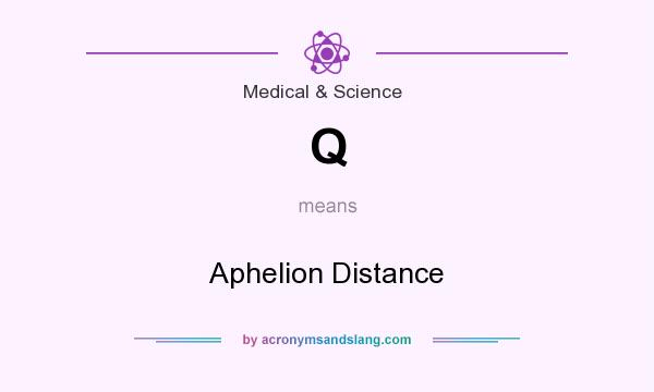 What does Q mean? It stands for Aphelion Distance