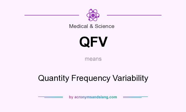 What does QFV mean? It stands for Quantity Frequency Variability