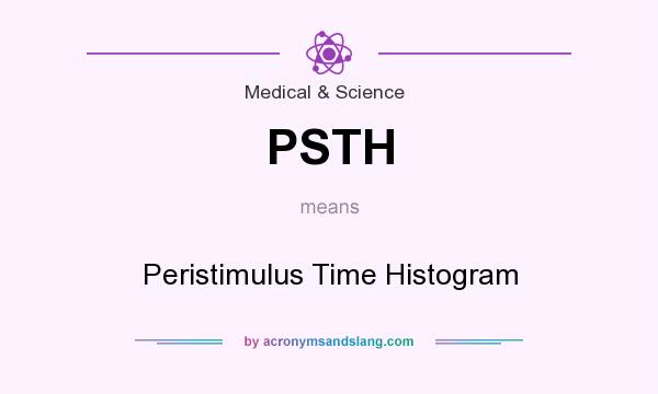What does PSTH mean? It stands for Peristimulus Time Histogram