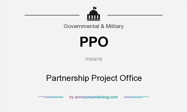 What does PPO mean? It stands for Partnership Project Office