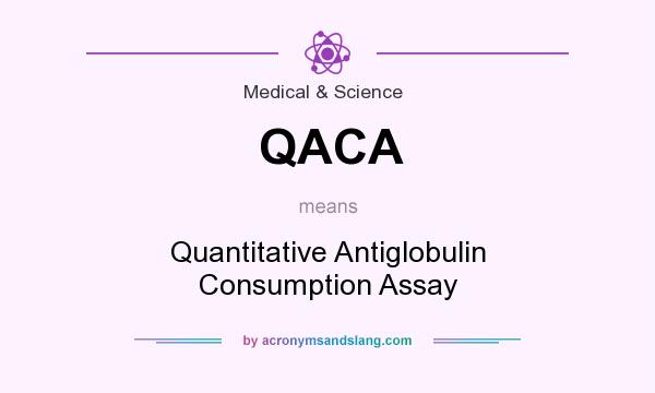 What does QACA mean? It stands for Quantitative Antiglobulin Consumption Assay
