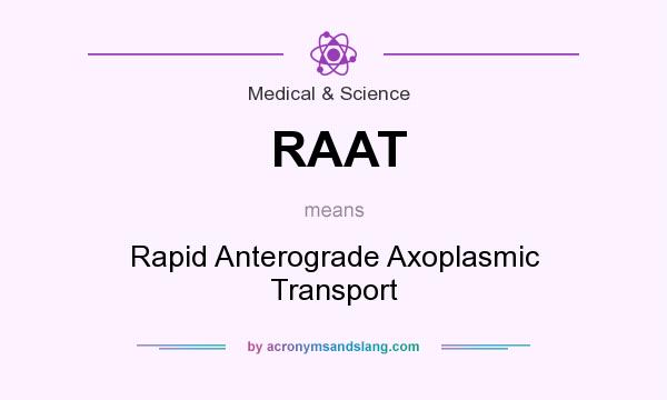 What does RAAT mean? It stands for Rapid Anterograde Axoplasmic Transport
