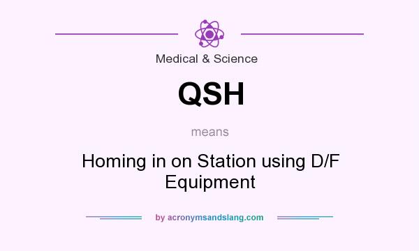 What does QSH mean? It stands for Homing in on Station using D/F Equipment