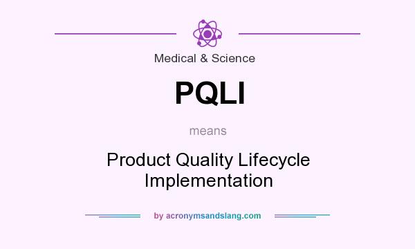 What does PQLI mean? It stands for Product Quality Lifecycle Implementation