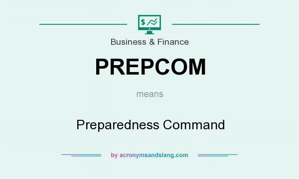 What does PREPCOM mean? It stands for Preparedness Command