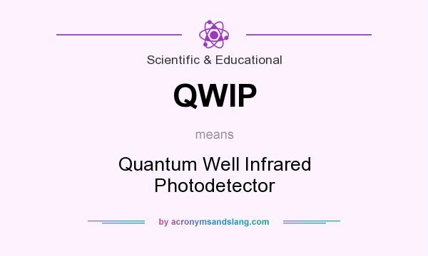 What does QWIP mean? It stands for Quantum Well Infrared Photodetector