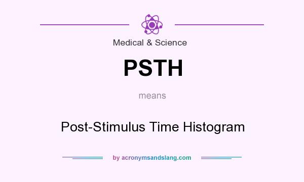 What does PSTH mean? It stands for Post-Stimulus Time Histogram