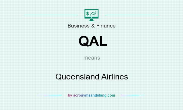 What does QAL mean? It stands for Queensland Airlines