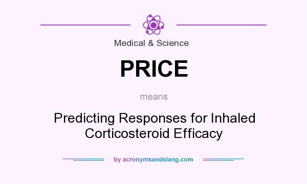 What does PRICE mean? It stands for Predicting Responses for Inhaled Corticosteroid Efficacy