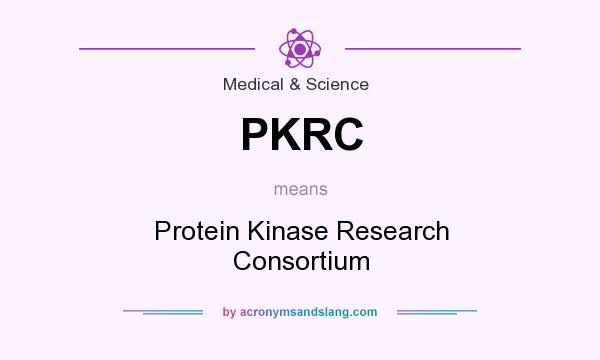 What does PKRC mean? It stands for Protein Kinase Research Consortium