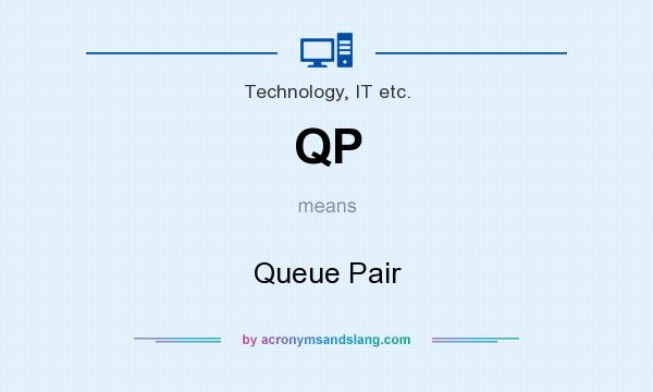 What does QP mean? It stands for Queue Pair