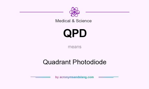 What does QPD mean? It stands for Quadrant Photodiode