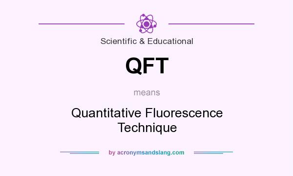 What does QFT mean? It stands for Quantitative Fluorescence Technique