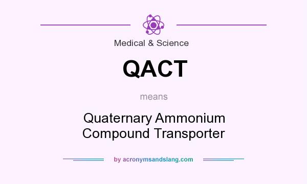What does QACT mean? It stands for Quaternary Ammonium Compound Transporter