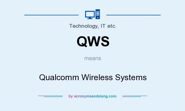 What does QWS mean? It stands for Qualcomm Wireless Systems