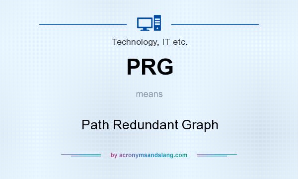 What does PRG mean? It stands for Path Redundant Graph