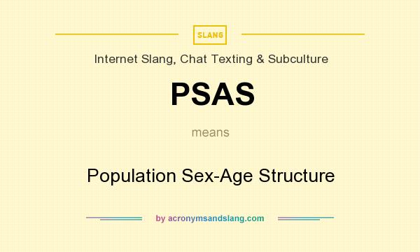 What does PSAS mean? It stands for Population Sex-Age Structure