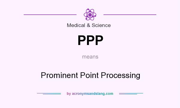 What does PPP mean? It stands for Prominent Point Processing