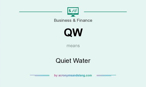 What does QW mean? It stands for Quiet Water