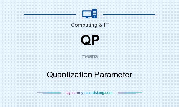 What does QP mean? It stands for Quantization Parameter