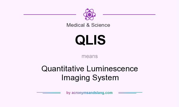 What does QLIS mean? It stands for Quantitative Luminescence Imaging System