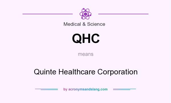 What does QHC mean? It stands for Quinte Healthcare Corporation