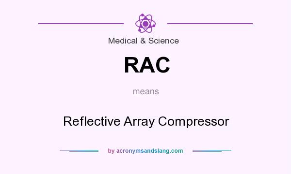 What does RAC mean? It stands for Reflective Array Compressor