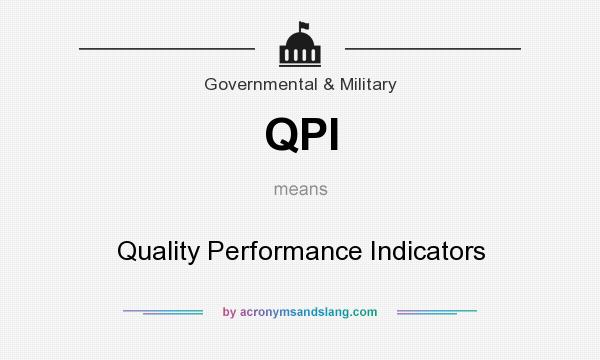 What does QPI mean? It stands for Quality Performance Indicators