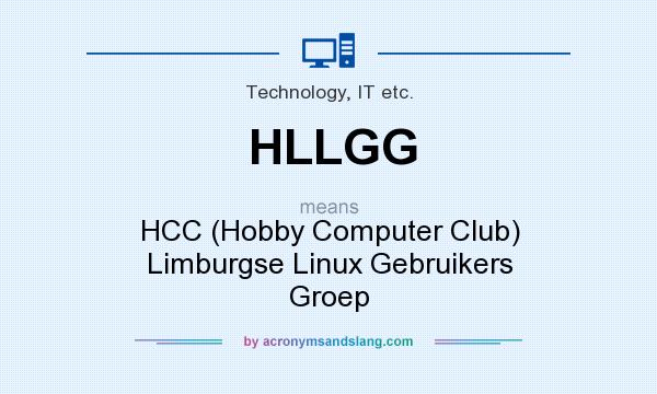 What does HLLGG mean? It stands for HCC (Hobby Computer Club) Limburgse Linux Gebruikers Groep