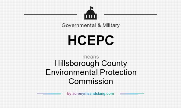 What does HCEPC mean? It stands for Hillsborough County Environmental Protection Commission