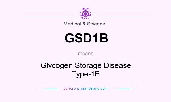 What does GSD1B mean? It stands for Glycogen Storage Disease Type-1B