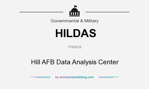 What does HILDAS mean? It stands for Hill AFB Data Analysis Center