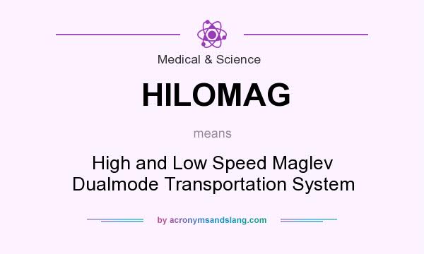 What does HILOMAG mean? It stands for High and Low Speed Maglev Dualmode Transportation System