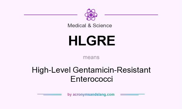 What does HLGRE mean? It stands for High-Level Gentamicin-Resistant Enterococci