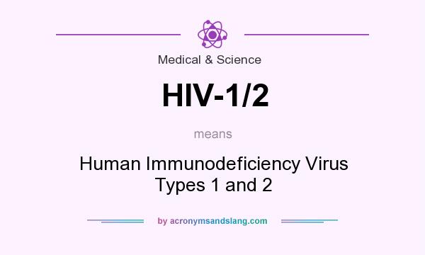 What does HIV-1/2 mean? It stands for Human Immunodeficiency Virus Types 1 and 2