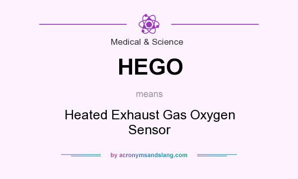 What does HEGO mean? It stands for Heated Exhaust Gas Oxygen Sensor