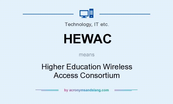 What does HEWAC mean? It stands for Higher Education Wireless Access Consortium
