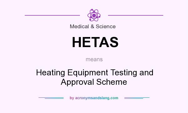What does HETAS mean? It stands for Heating Equipment Testing and Approval Scheme