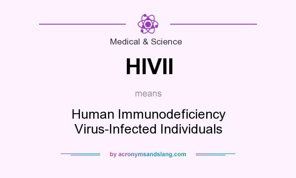 What does HIVII mean? It stands for Human Immunodeficiency Virus-Infected Individuals