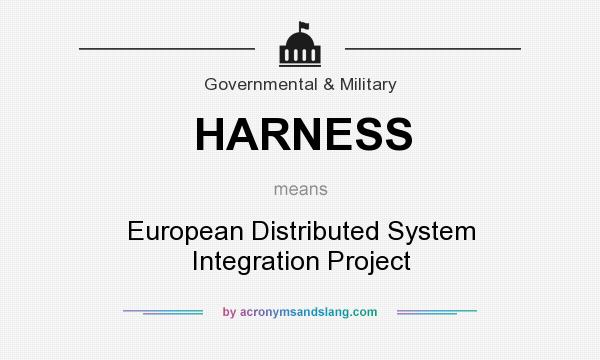 What does HARNESS mean? It stands for European Distributed System Integration Project