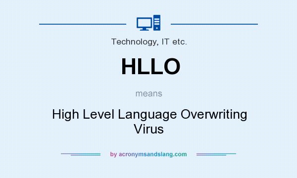 What does HLLO mean? It stands for High Level Language Overwriting Virus